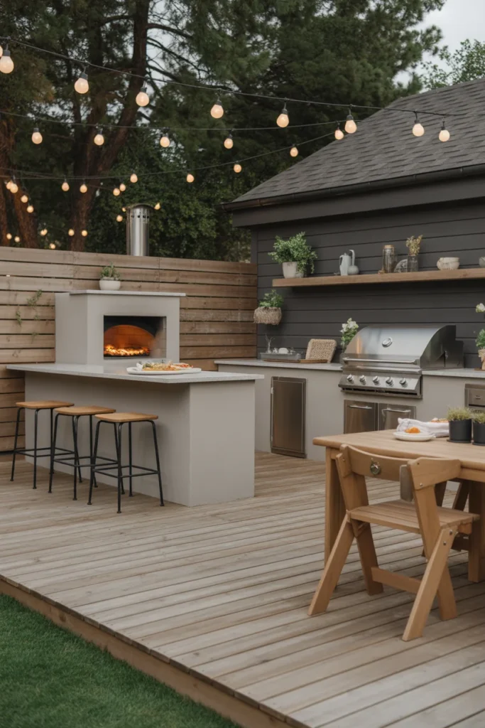 Top 10 Deck Design Ideas for 2026 That Actually Work in Real Backyards 7 Outdoor Kitchen Deck